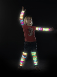 AKCIA  Reflexná samonavíjacia páska - tmavo ružová AKCIA  Reflexná samonavíjacia páska - tmavo ružová